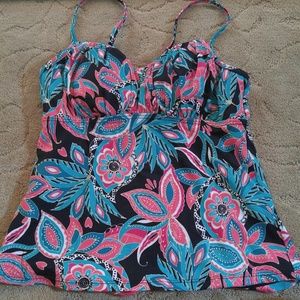 Paisley Swim Top